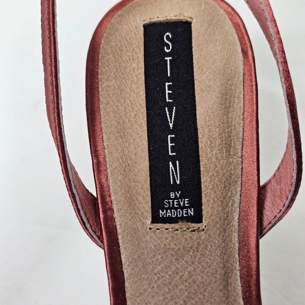 NWOT Steve by Steve Madden Satin Naira Heels - Picture 10 of 15